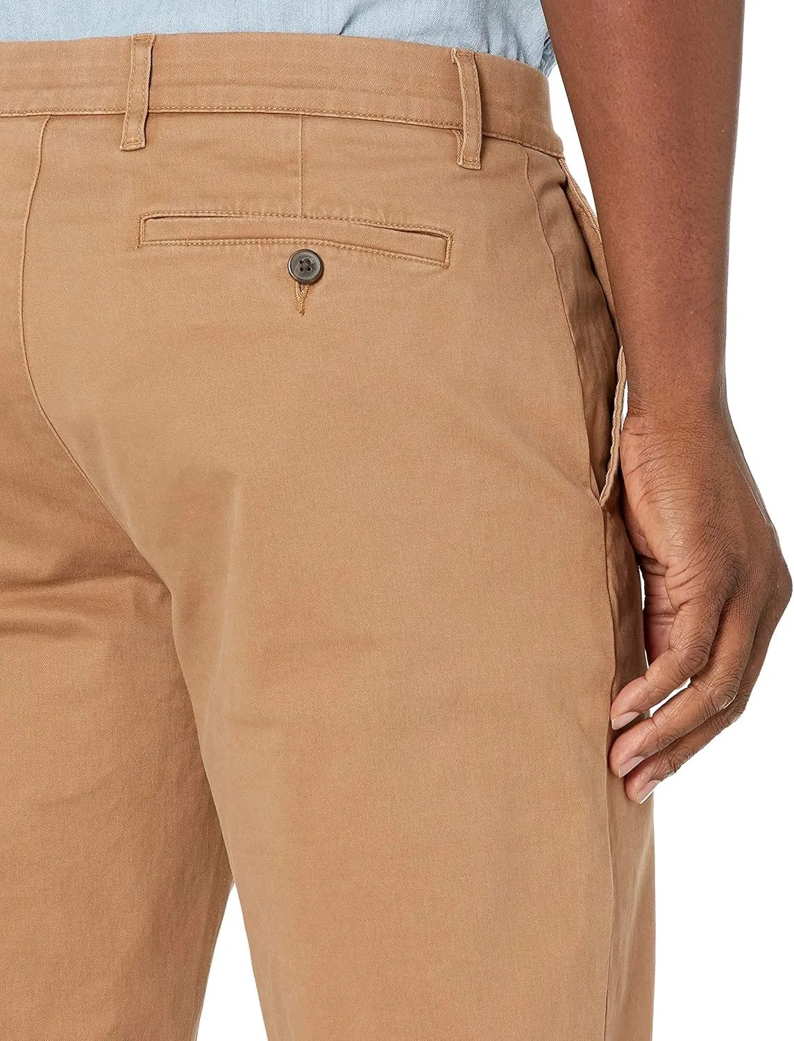 Amazon Essentials Men's Athletic-Fit Washed Comfort Stretch Chino Pant (Previously Goodthreads)