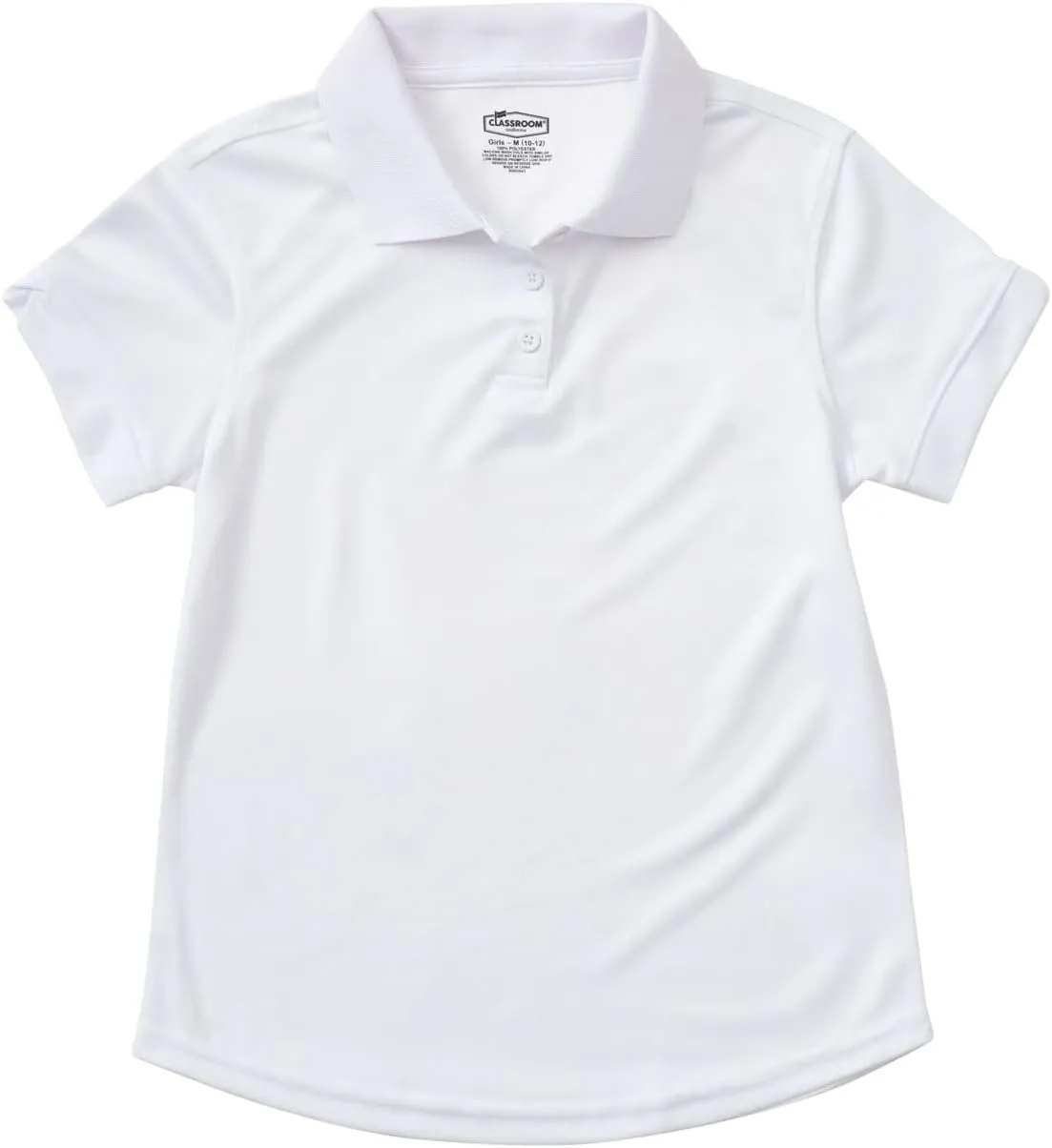 Classroom School Uniforms Girls Fit Moisture Wicking Polo