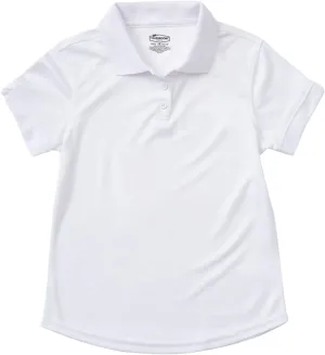 Classroom School Uniforms Girls Fit Moisture Wicking Polo