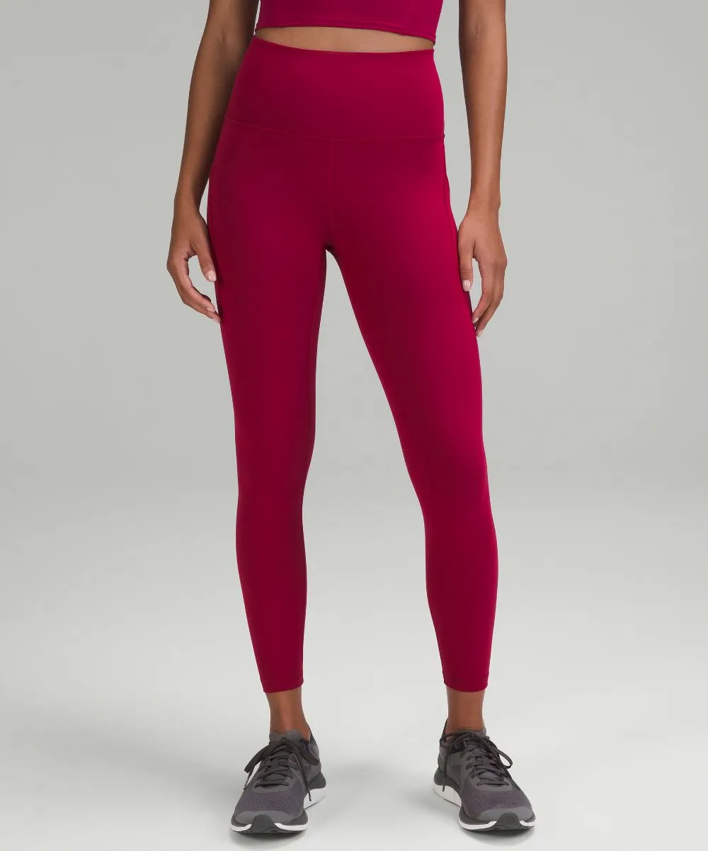 Lululemon Wunder Train High Rise Leggings with Pockets