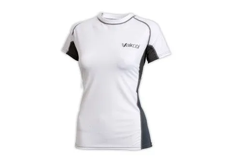 VAIKOBI V HEAT WOMENS Paddling Top Short Sleeve – White