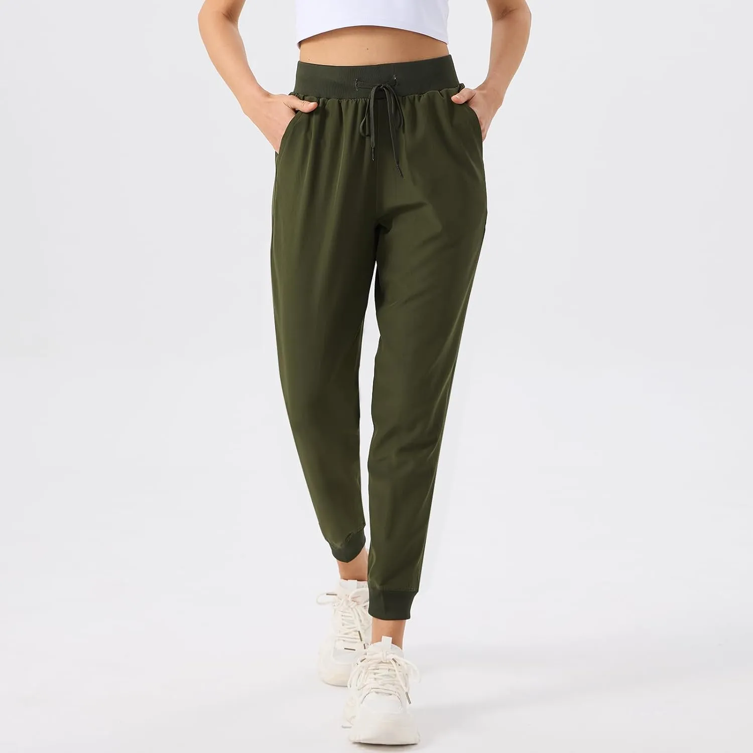 ZENGVEE Women's Cargo Pants Outdoor Athletic Lightweight Women Joggers with Pockets for Workout Casual Gym Pants