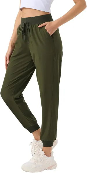 ZENGVEE Women's Cargo Pants Outdoor Athletic Lightweight Women Joggers with Pockets for Workout Casual Gym Pants